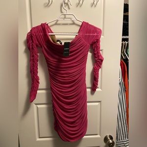 BEBE PINK DRESS SIZE XS (brand new)